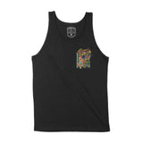 Miami Retro Skater Tank Top Black front