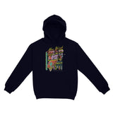 New York Retro Skater Hoodie Navy front