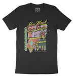 New York Retro Skater T-Shirt Black front