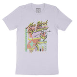 New York Retro Skater T-Shirt Lavender_Dust front
