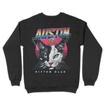 Austin Crewneck in Black - back view