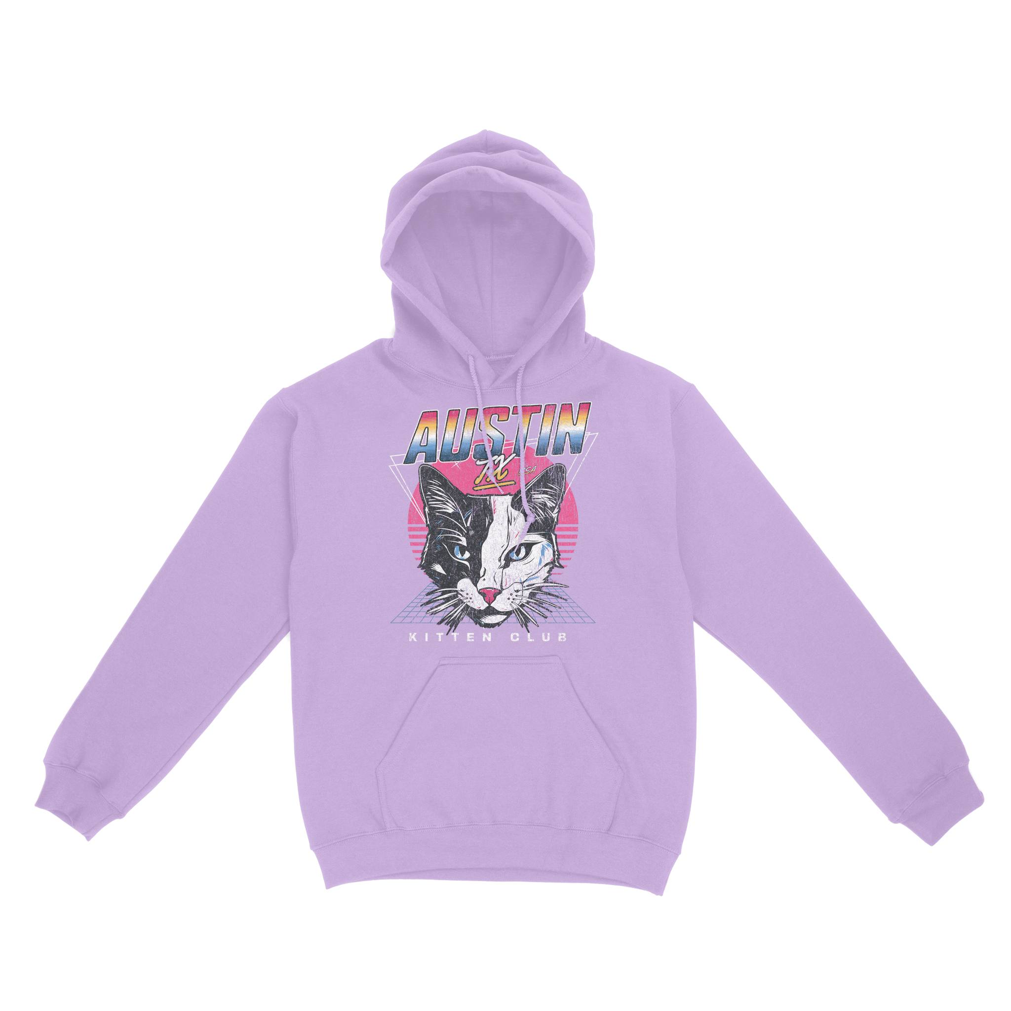 Austin Retro Kitten Club Hoodie
