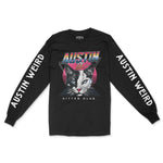 Austin Longsleeve in Black - front-sleeves view