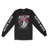 Austin Longsleeve in Black - front-sleeves view