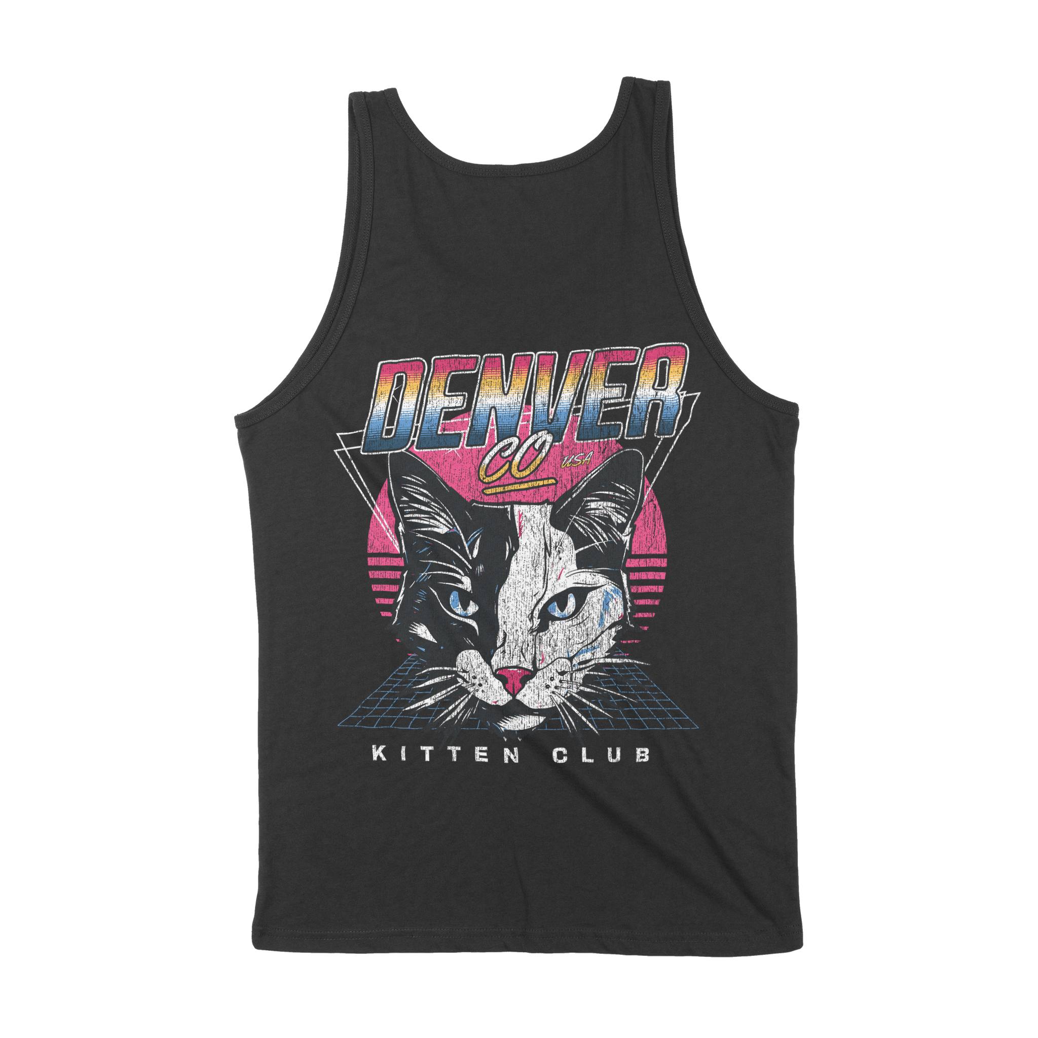 Denver Tank Top in Black - back view