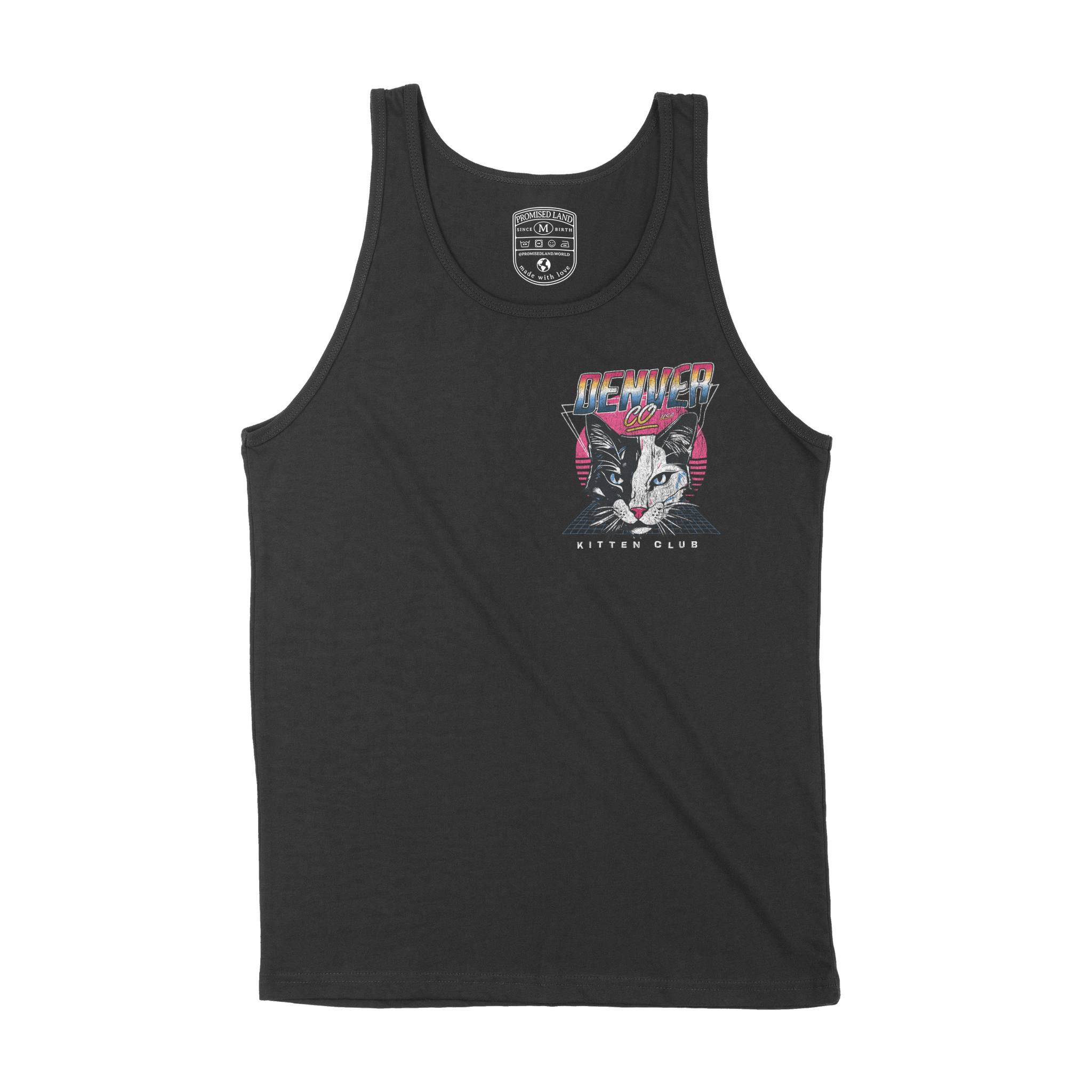 Denver Tank Top in Black - front view
