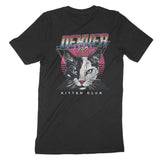 Denver Retro Kitten Club T-Shirt Black back