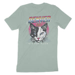 Denver Retro Kitten Club T-Shirt Dusty Blue back