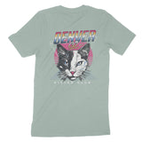 Denver Retro Kitten Club T-Shirt Dusty Blue back