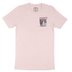 Denver Retro Kitten Club T-Shirt Soft Pink front