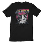 Denver Retro Kitten Club T-Shirt Vintage Black back