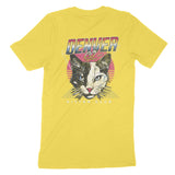 Denver Retro Kitten Club T-Shirt Yellow back