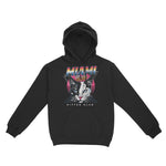 Miami Hoodie in Black - front view
