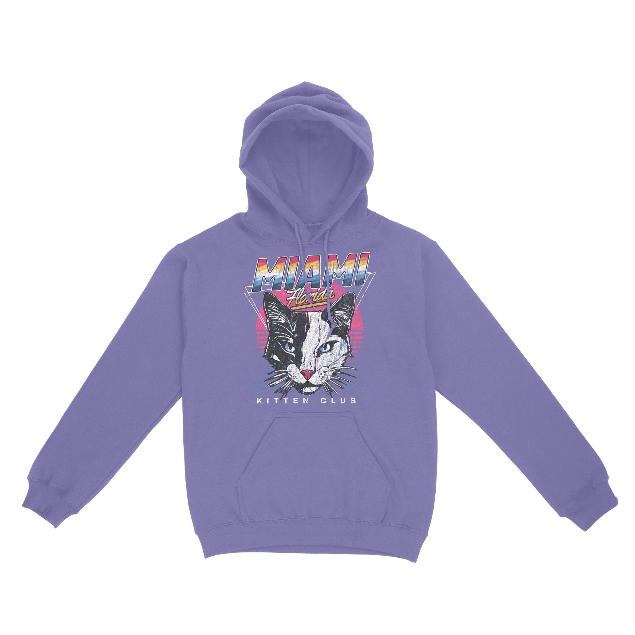 Miami Hoodie in Violet - front view