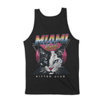 Miami Retro Kitten Club Tank Top Black back