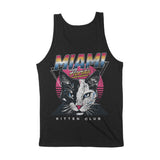 Miami Retro Kitten Club Tank Top Black back
