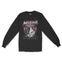 Miami Retro Kitten Club Longsleeve in Black - front view