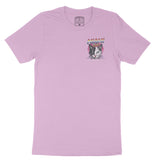 Miami Retro Kitten Club T-Shirt Lilac front