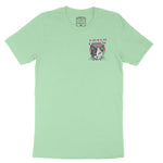 Miami Retro Kitten Club T-Shirt Mint front