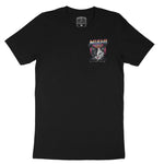 Miami Retro Kitten Club T-Shirt Vintage Black front