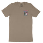 Miami Retro Kitten Club T-Shirt Vintage Brown front