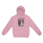 New York Retro Kitten Club Hoodie Light_Pink front