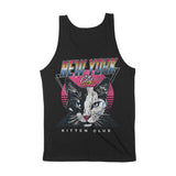New York Retro Kitten Club Tank Top Black back