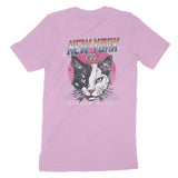 New York Retro Kitten Club T-Shirt Lilac back