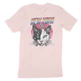 New York Retro Kitten Club T-Shirt Soft_Pink back