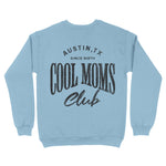 Austin Cool Mom Crewneck Light Blue back