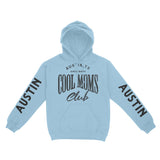 Austin Hoodie in Light Blue - front-sleeves view