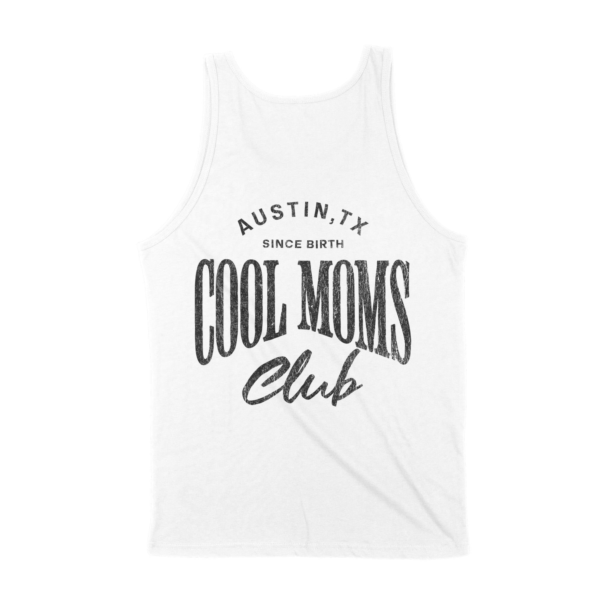 Austin Tank Top in White - back view