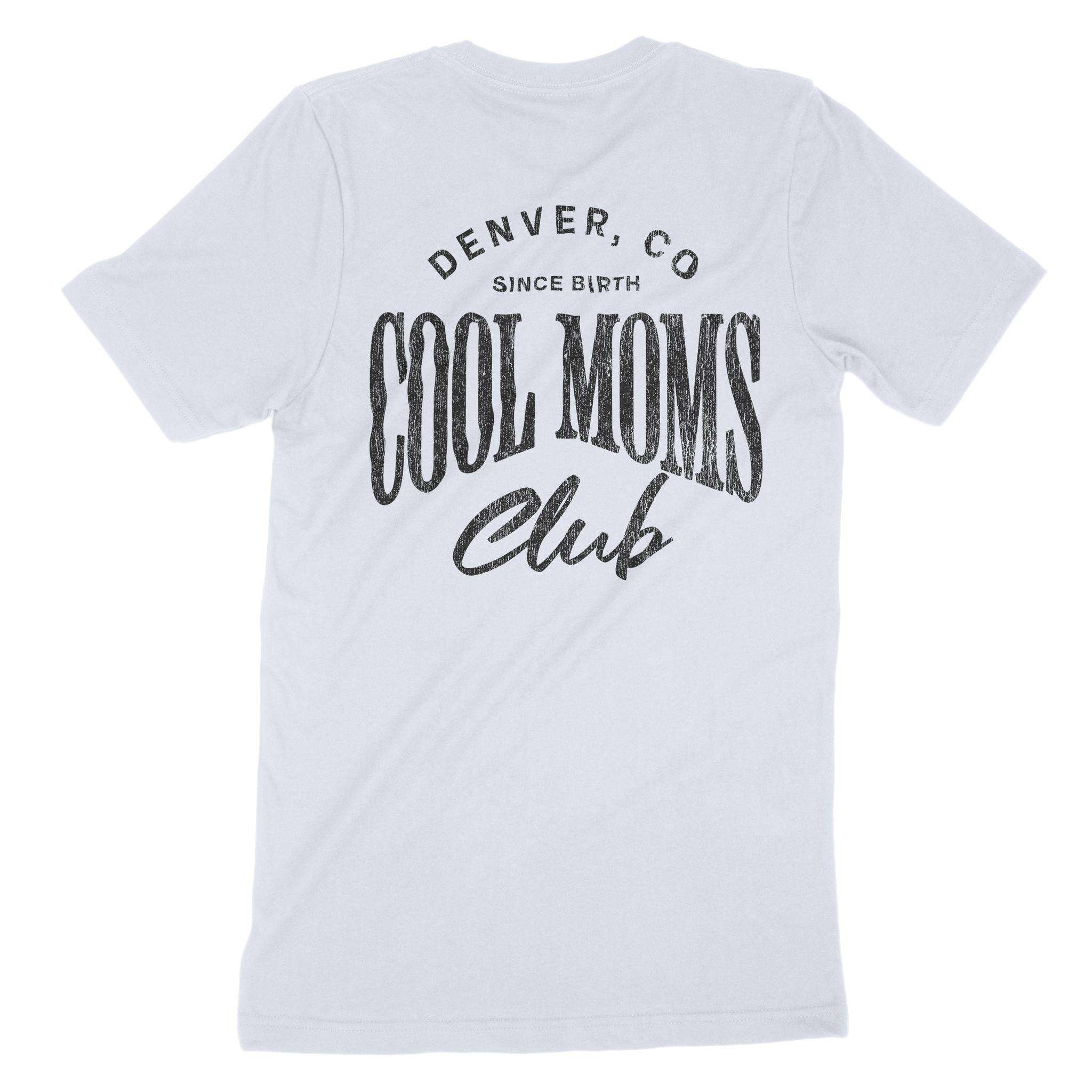 Denver Cool Mom T-Shirt Light Blue back