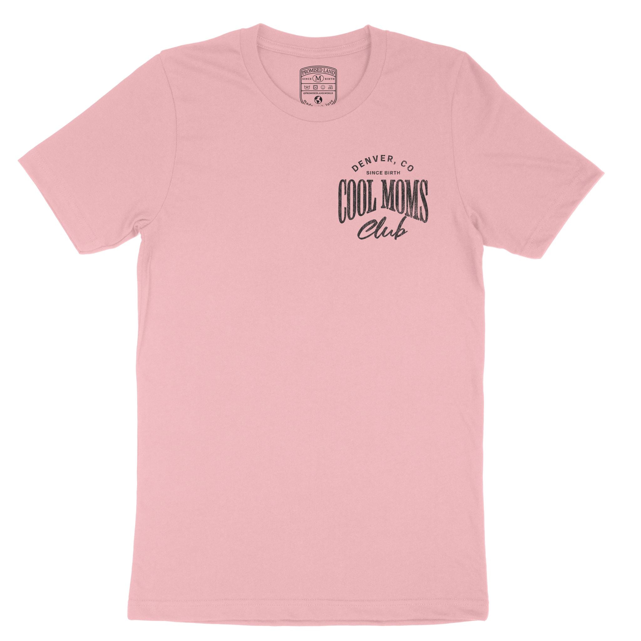 Denver Cool Mom T-Shirt Pink front