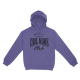 Miami Cool Mom Hoodie Violet front