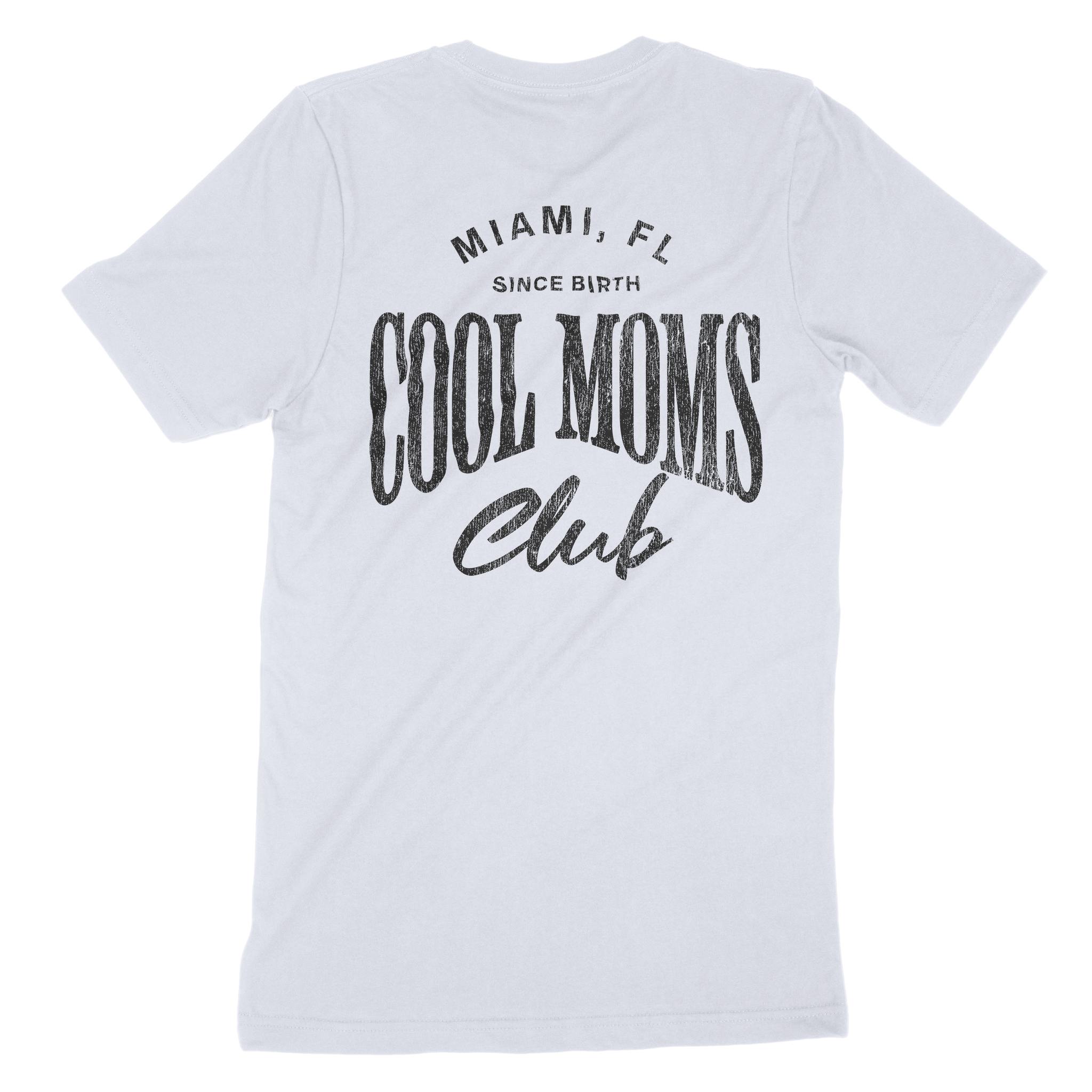 Miami Cool Mom T-Shirt Light Blue back