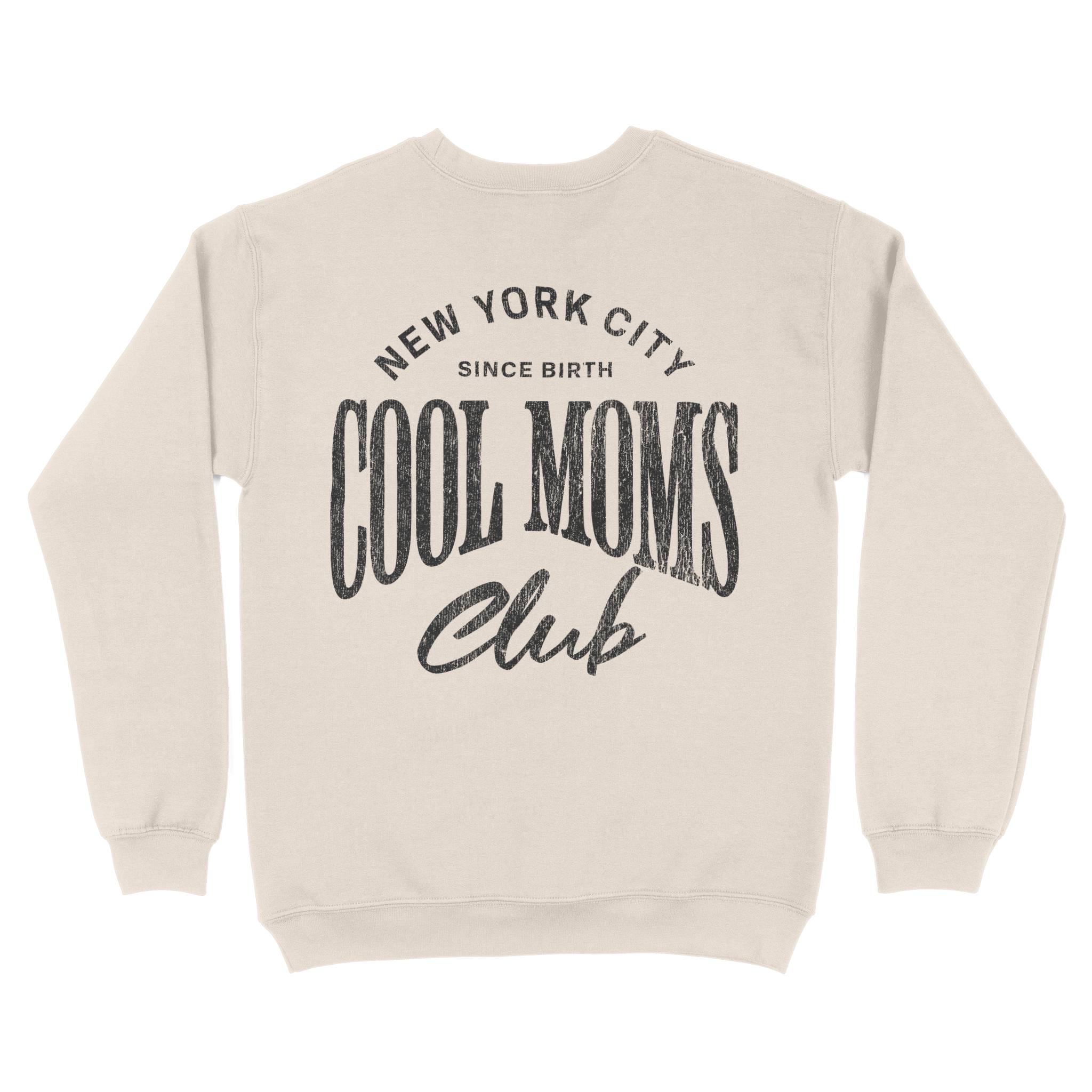 New York Crewneck in Natural - back view