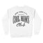 New York Crewneck in White - back view