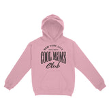 New York Cool Mom Hoodie Light Pink front