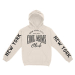 New York Hoodie in Natural - front-sleeves view