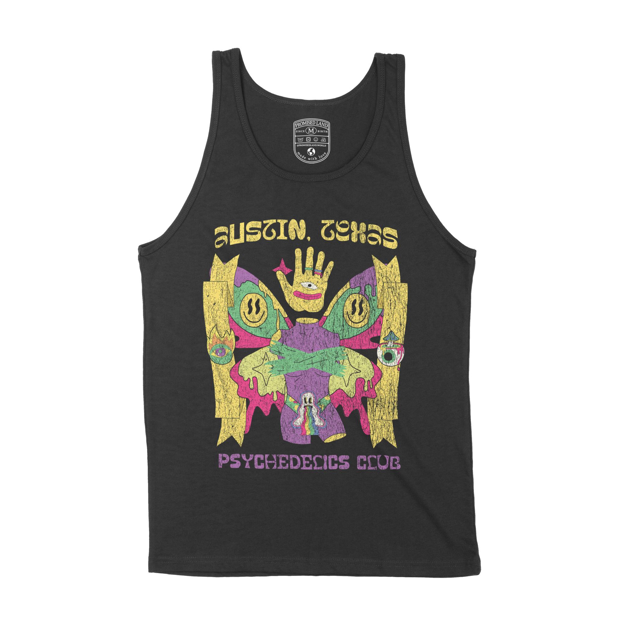 Austin Tank Top in Black - front view