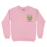 Denver Psychedelic Club Crewneck Light Pink front