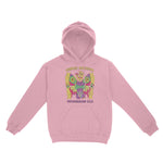 Denver Psychedelic Club Hoodie Light Pink front