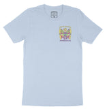 Denver Psychedelic Club T-Shirt Baby Blue front