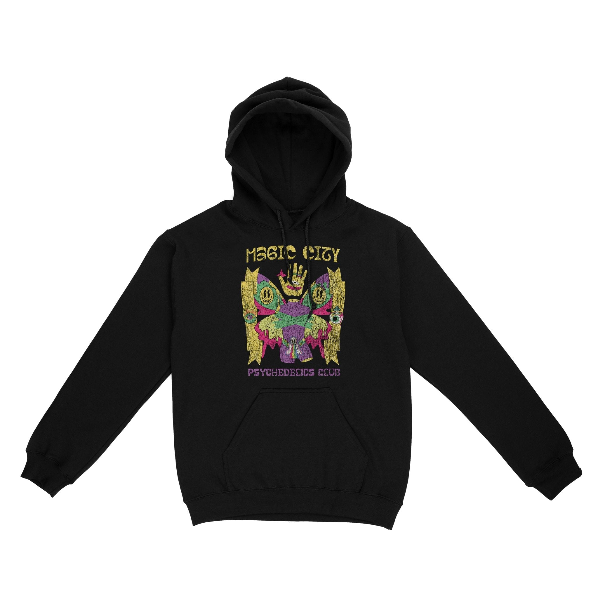Miami Psychedelic Club Hoodie Black front