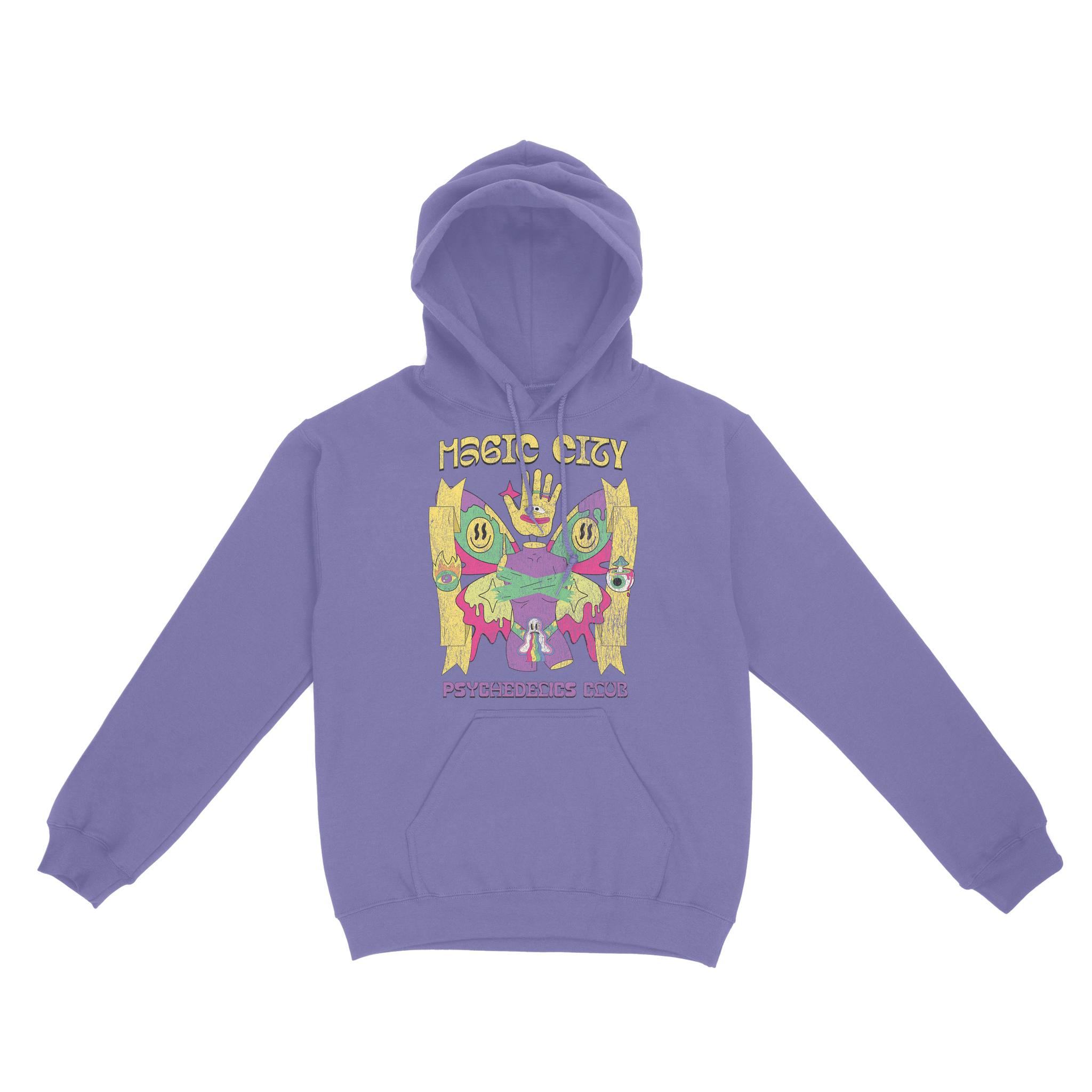 Miami Hoodie in Violet - front view
