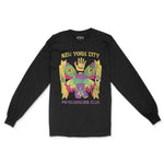 New York Longsleeve in Black - front view