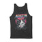 Austin Neon Kitten Tank Top in Black - back view