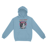 New York Retro Kitten Club 2 Hoodie Light_Blue front
