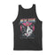 New York Neon Kitten Tank Top in Black - back view